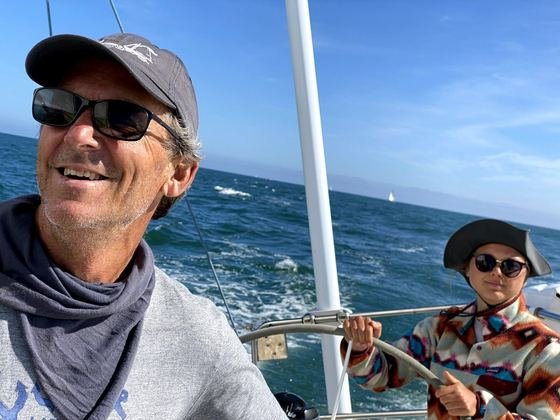 Captain Dale at Sea