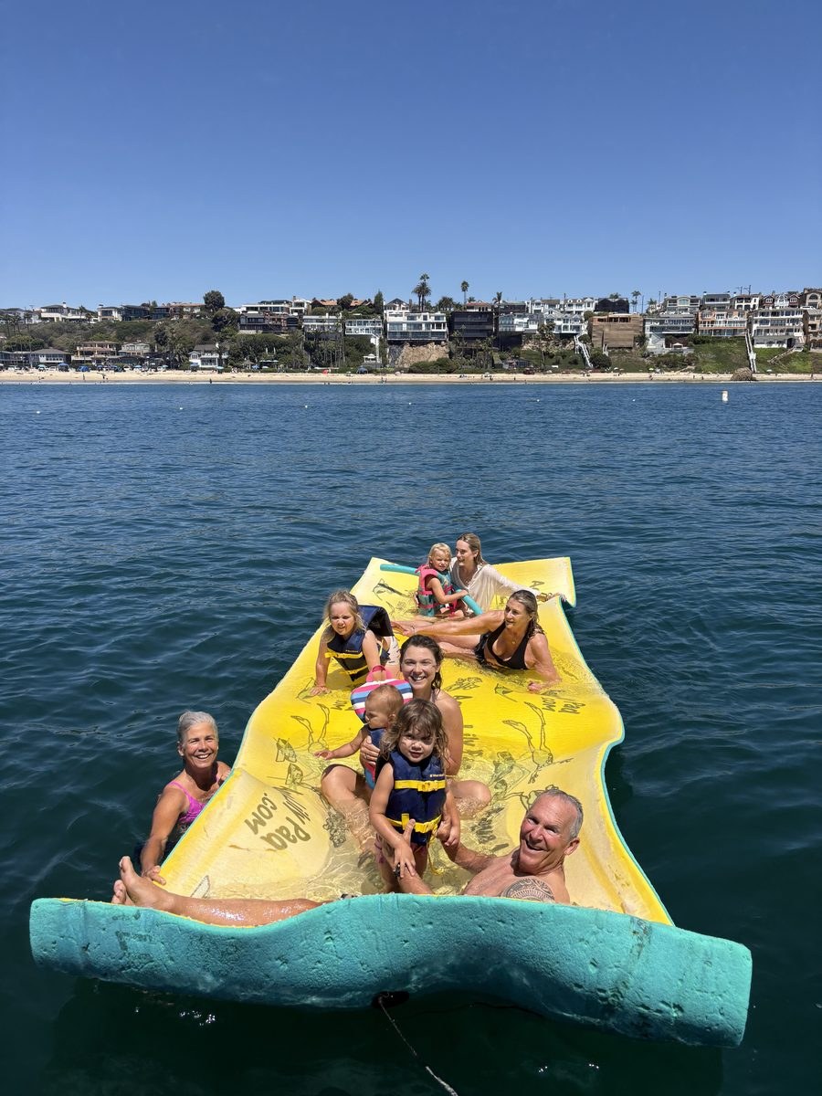 Guests relaxing on the water